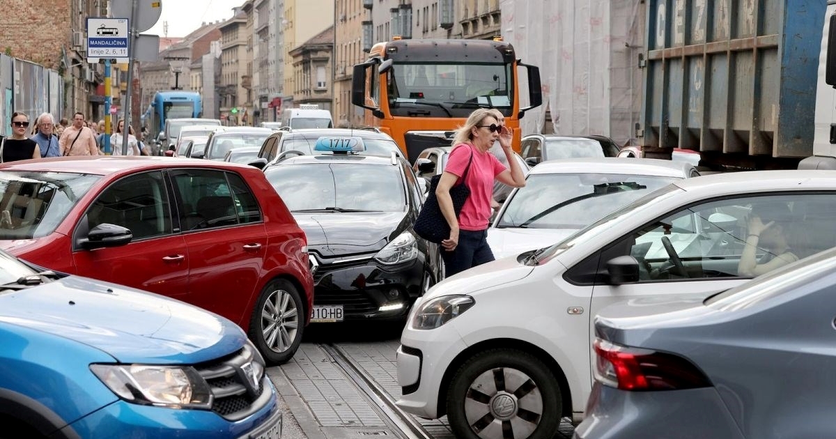 FOTO Velike gužve zbog radova u zagrebačkoj Ilici