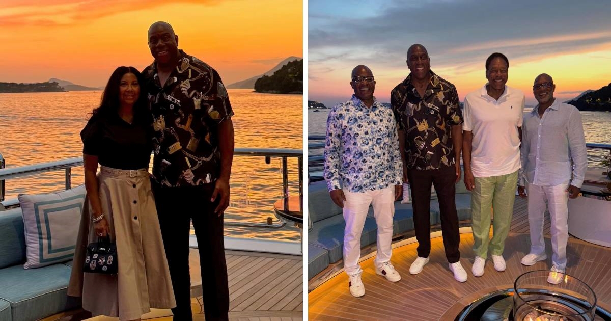 Magic Johnson objavio nove fotke iz Hrvatske: “Pogledajte prekrasan zalazak sunca”