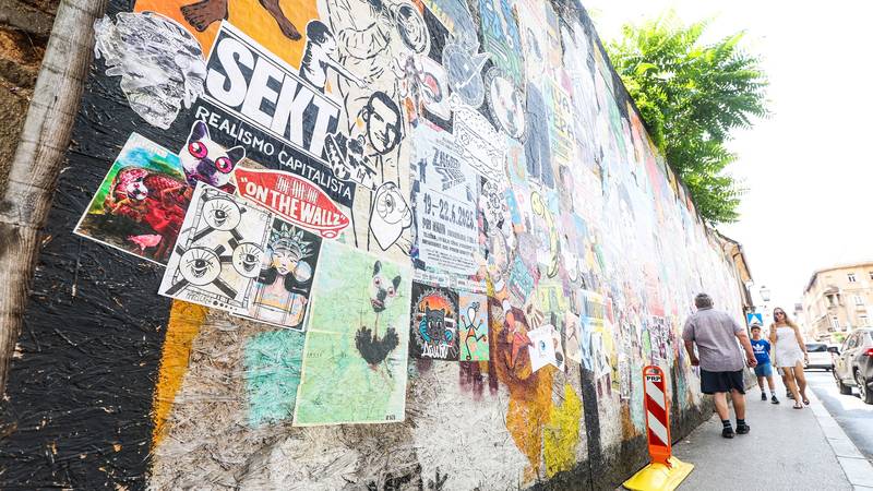 FOTO Novi mural od 20 metara ukrasio zid u centru Zagreba