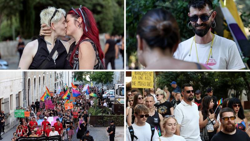 FOTO Pride u Splitu održan uz brojne poruke i transparente, a pojavilo se i poznato lice…