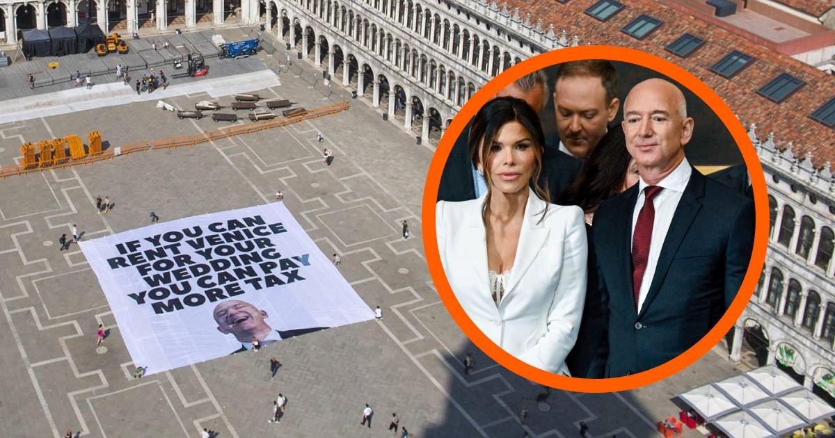 Prosvjedi u Veneciji ne prestaju, Bezos i Lauren moraju mijenjati lokaciju zabave