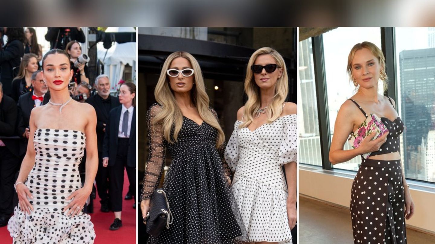 Haljine od polka-to-točkice opet su svugdje 2025. godine: ovaj trend sa sobom donosi retro njuh
