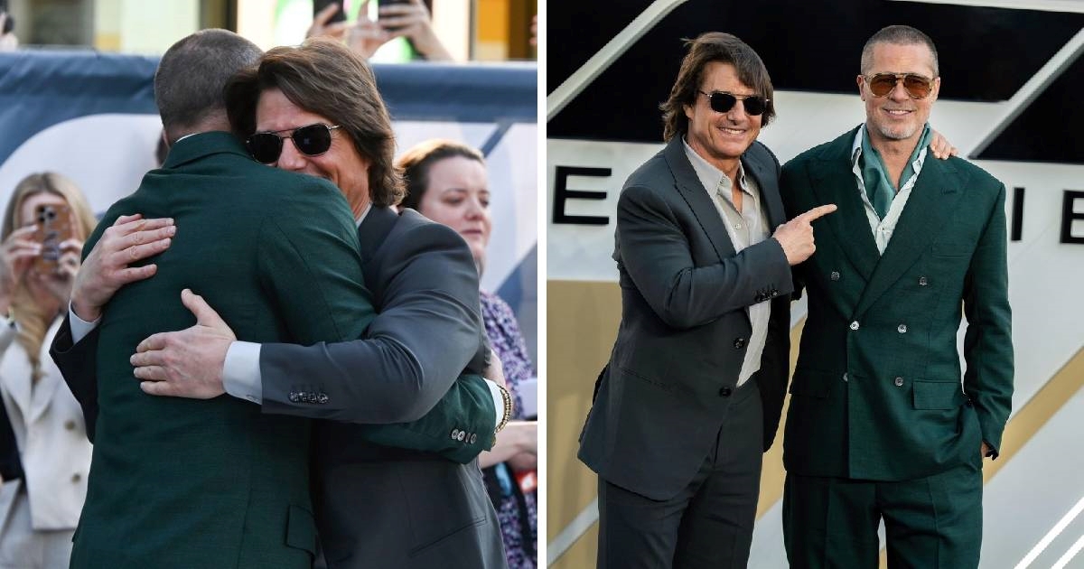 Brad Pitt na premijeri filma u Londonu zagrlio Toma Cruisea