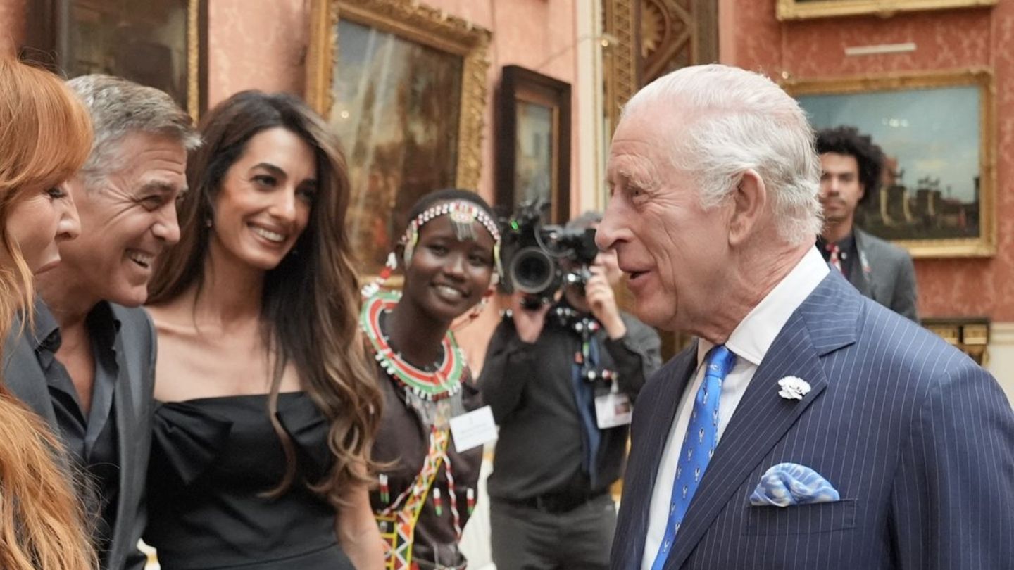 George i Amal Clooney: Sretno ponovno druženje s Charlesom