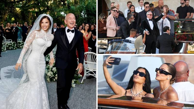 FOTO Vjenčanje godine: Brojni poznati ispratili Jeffa Bezosa i Sanchez u brak. Ovo su kadrovi