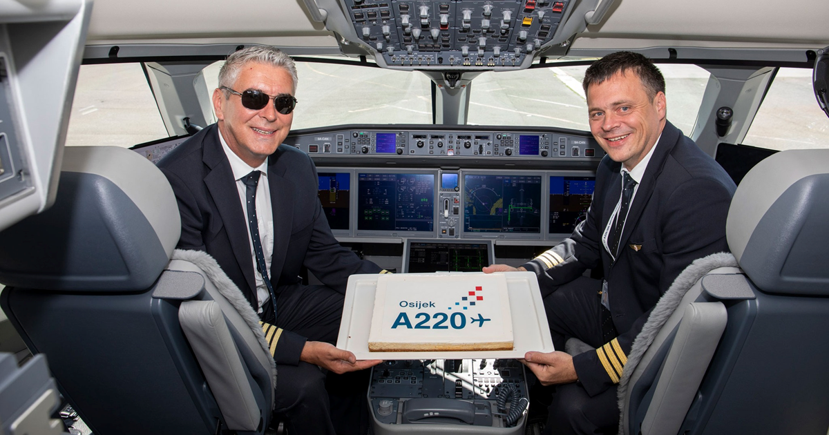 Croatia Airlinesu stigao i peti Airbus A220
