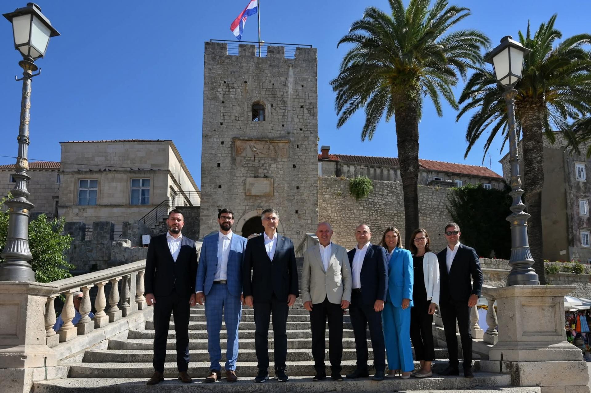 Nakon posjeta premijera Plenkovića: evo koje su investicije najavljene na Korčuli