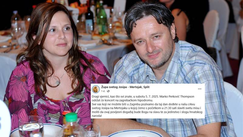 Splitska župa imat će misu u vrijeme Thompsonova koncerta. Javila im se supruga Sandra…