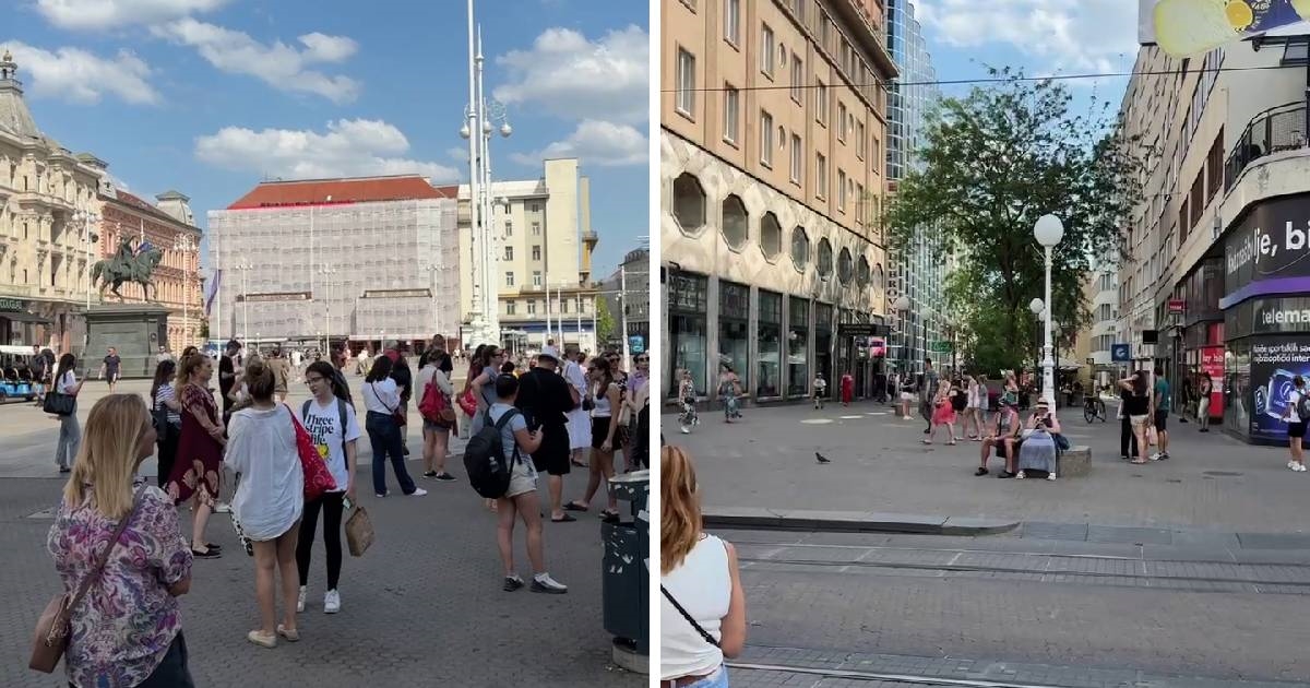 VIDEO Na Trgu bana Jelačića ne događa se apsolutno ništa