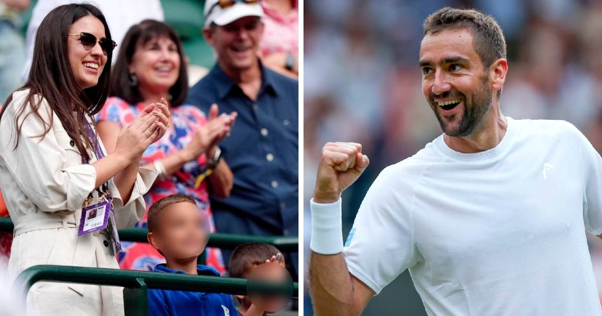 Žena i sinovi Marina Čilića snimljeni kako navijaju za njega na Wimbledonu