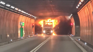 Tunel Gothard zatvoren je u oba smjera zbog vatrogasnog vozila