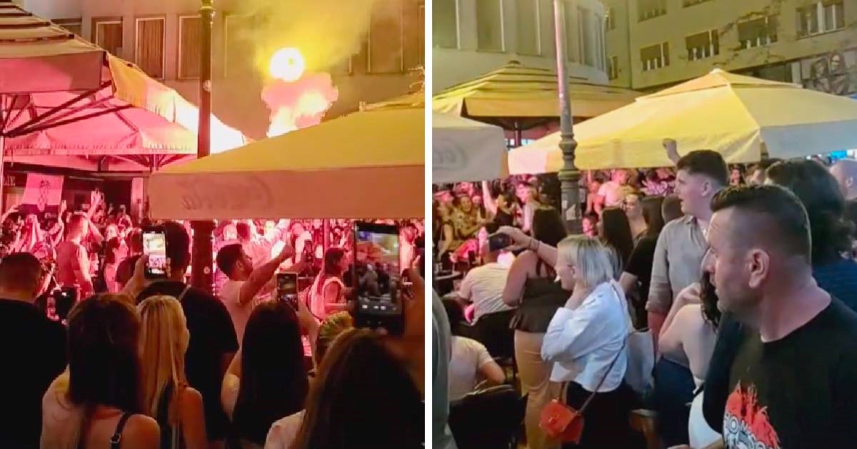 VIDEO Gomila pjeva Lijepa li si i Stari se u centru Zagreba