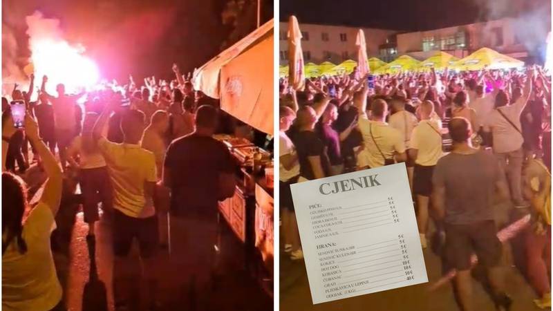 VIDEO Fanovi Thompsona tulumarili na parkiralištu kod Bundeka: Tu se pilo i za 5 eura