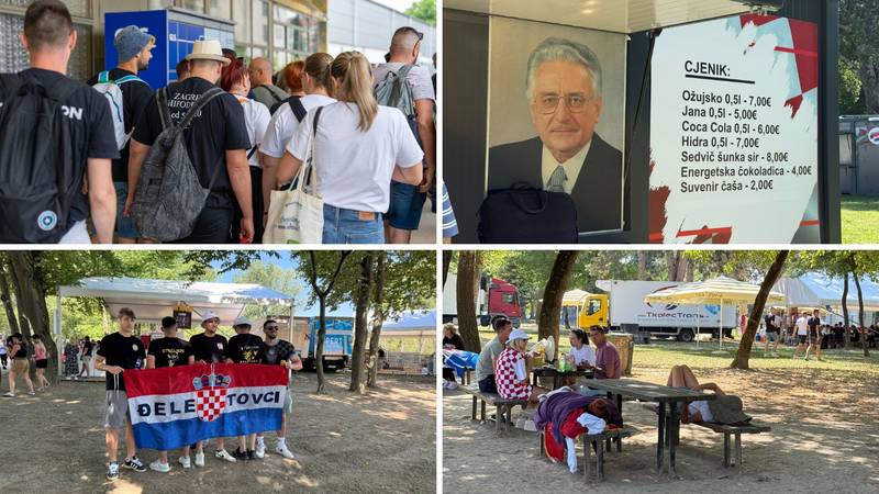 Hrana, piće, sokovi i Franjo Tuđman! Pogledajte atmosferu s Bundeka i Glavnog kolodvora