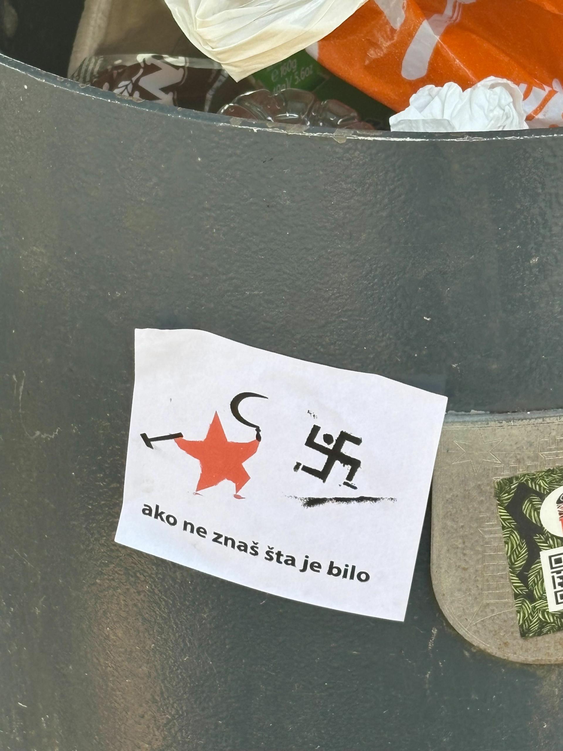 Netko se ma Bundeku, ususret Thompsonovu koncertu, odlučio na tihi čin bunta. Pogledajte