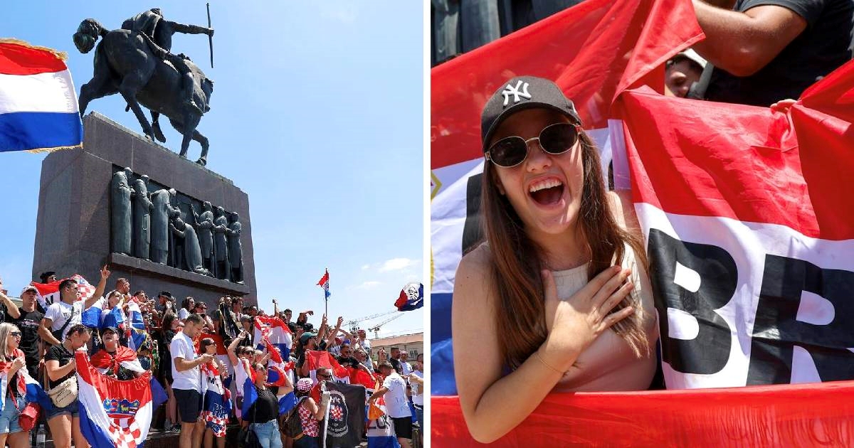 FOTO I VIDEO Thompsonovi fanovi zapjevali ispod kipa kralja Tomislava