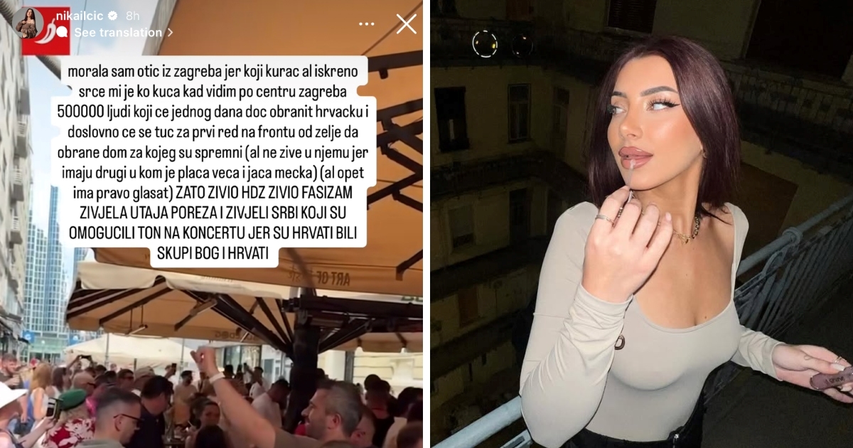 “Živio HDZ”: Nika Ilčić ironično komentirala atmosferu u Zagrebu uoči koncerta