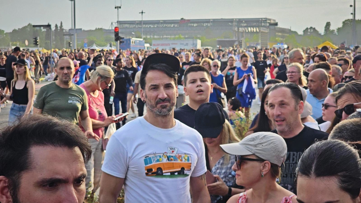 Marin Miletić snimljen na ulazu u Hipodrom, ide na Thompsonov koncert