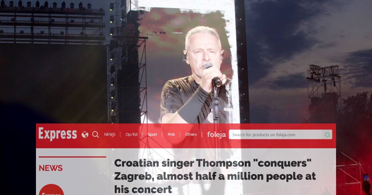 Strani mediji pisali o Thompsonu: “Osvojio je Zagreb”