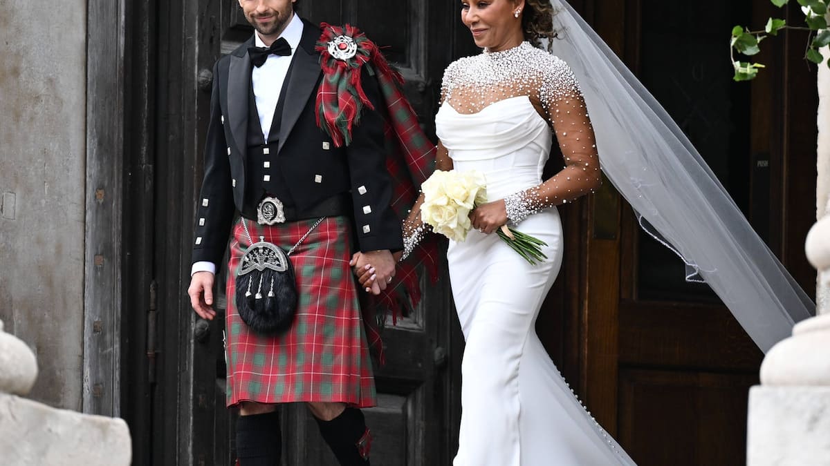 Ali ne i Victoria Beckham: Mel B se oženio u ovoj haljini