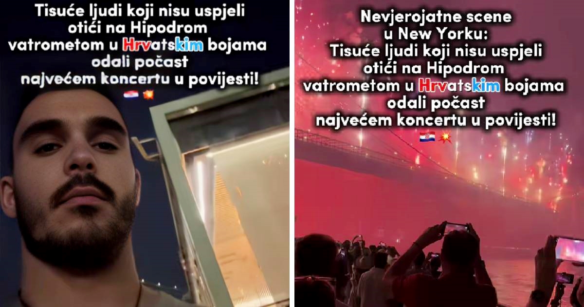 Pop s TikToka pokazao vatromet u New Yorku, našalio se: “Počast najvećem koncertu”