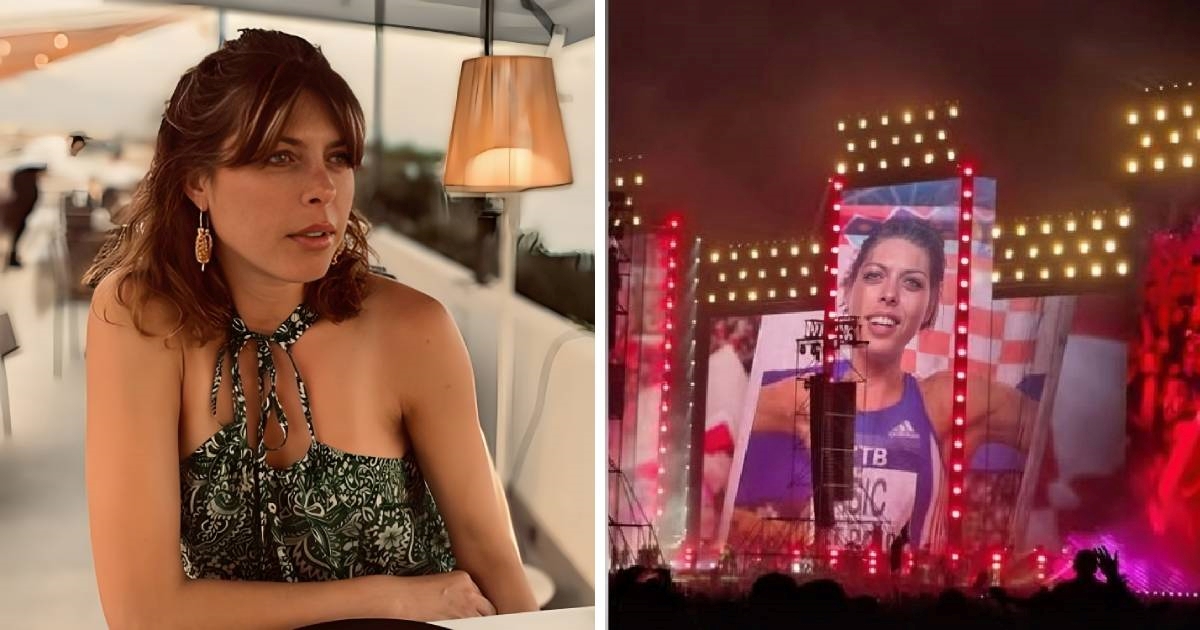 Fotografija Blanke Vlašić pojavila se na velikom ekranu tijekom Thompsonova koncerta