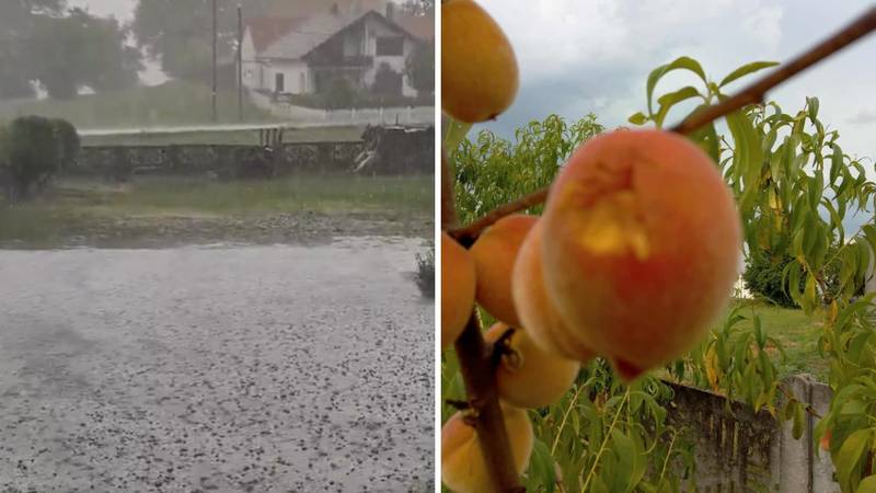 Stigla nagla promjena vremena. Tuča kod Zeline, zahladilo u Istri, vjetar stvorio kaos u Rijeci