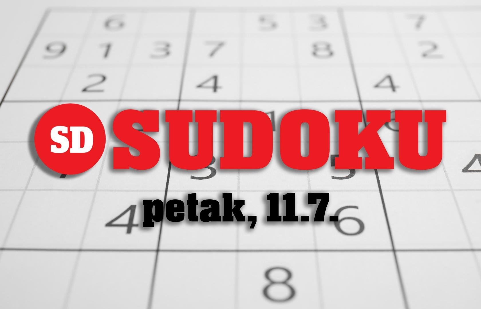 SUDOKU Razvijajte svoje moždane vijuge i zabavite se! Nije teško…