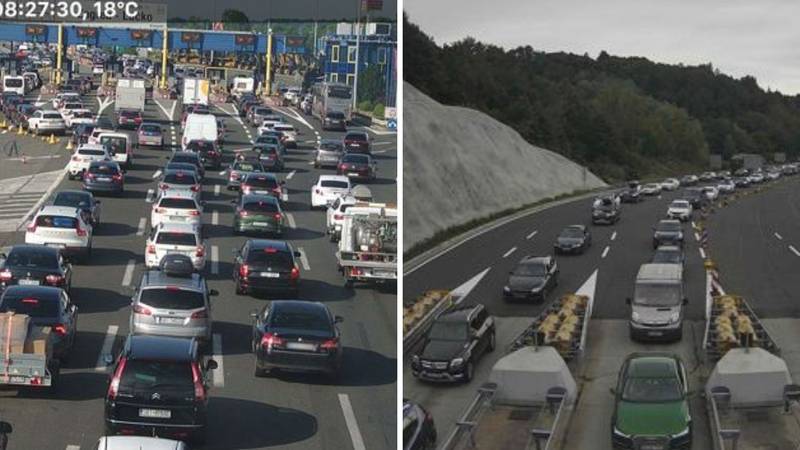 Zagužvalo od jutra! Na Lučkom kolona od 3 km, kod Trakošćana čak 6 km! Proteže se u Sloveniju
