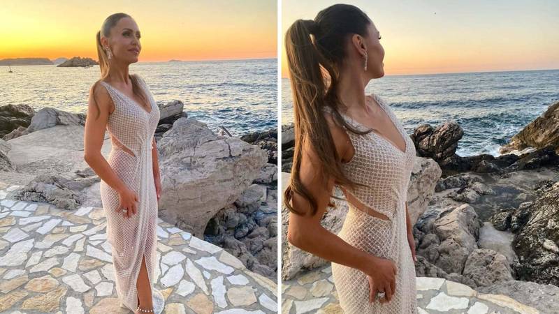Mila Horvat zablistala u haljini otvorenih leđa: ‘Svaki zalazak sunca uz tebe je ljepši, ljepoto’