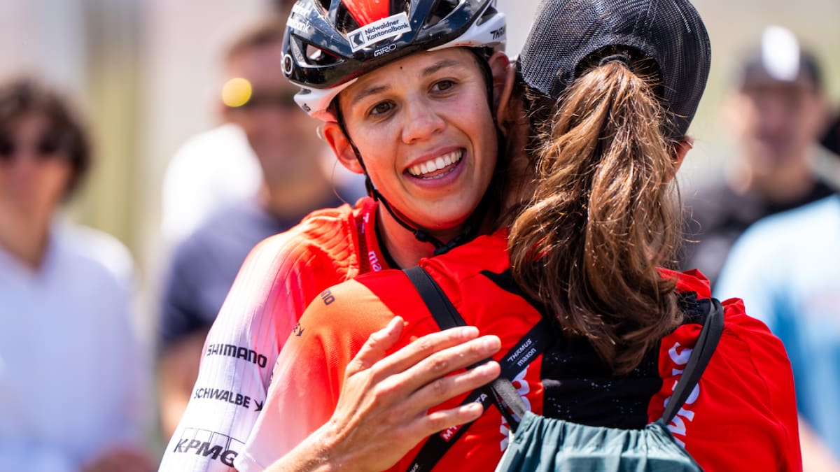 Svjetsko prvenstvo Mountainbike: Alessandra Keller nakon što se uhvatio na postolju