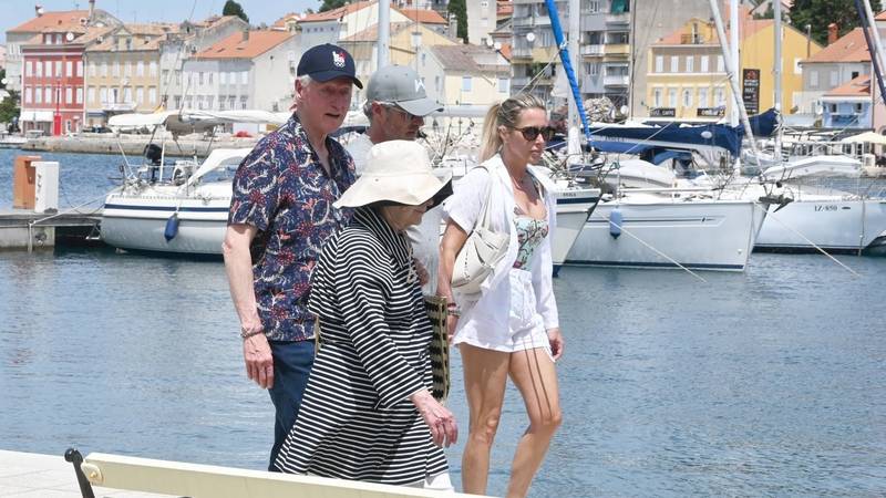 Bill Clinton u provodu na Malom Lošinju: Pratilo ga je osiguranje