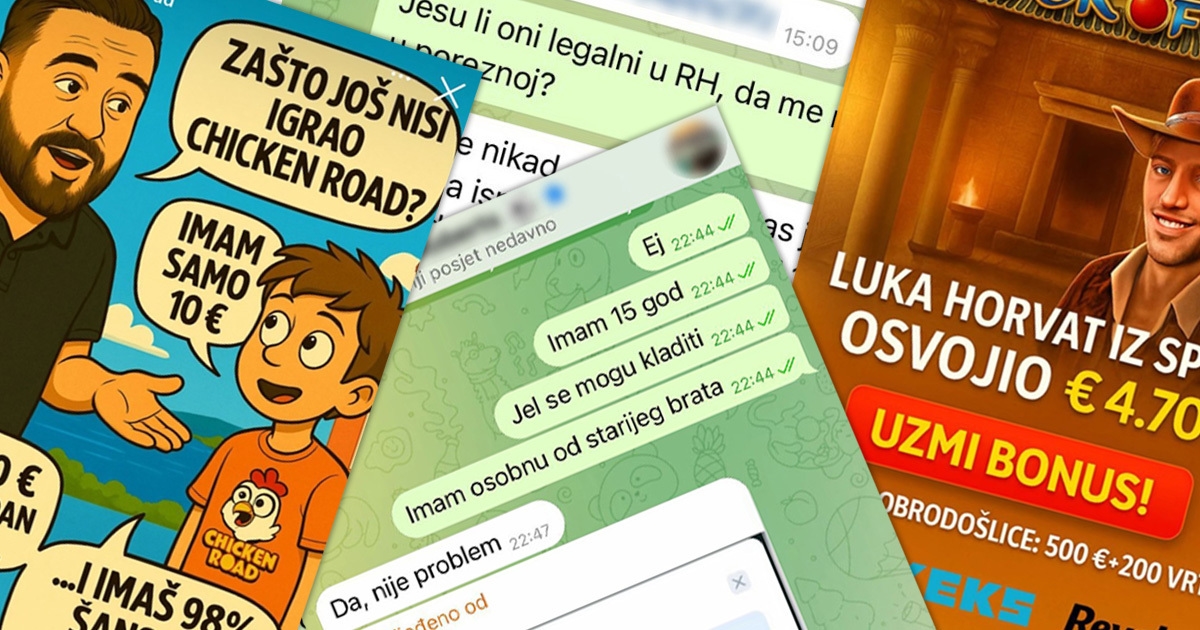 Oprez! Ilegalne online kladionice ciljaju djecu