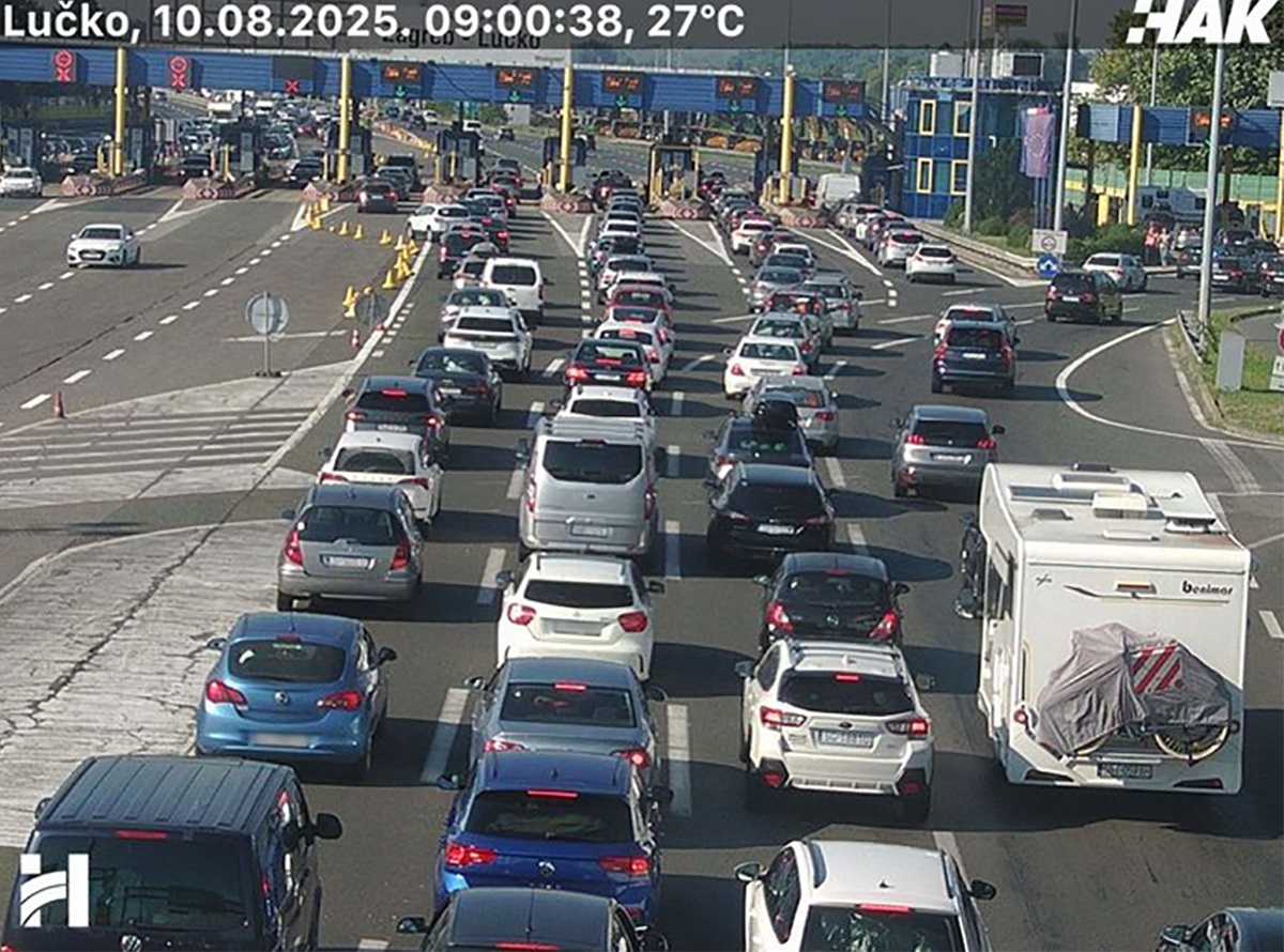Kolone na cestama, gužve na Lučkom