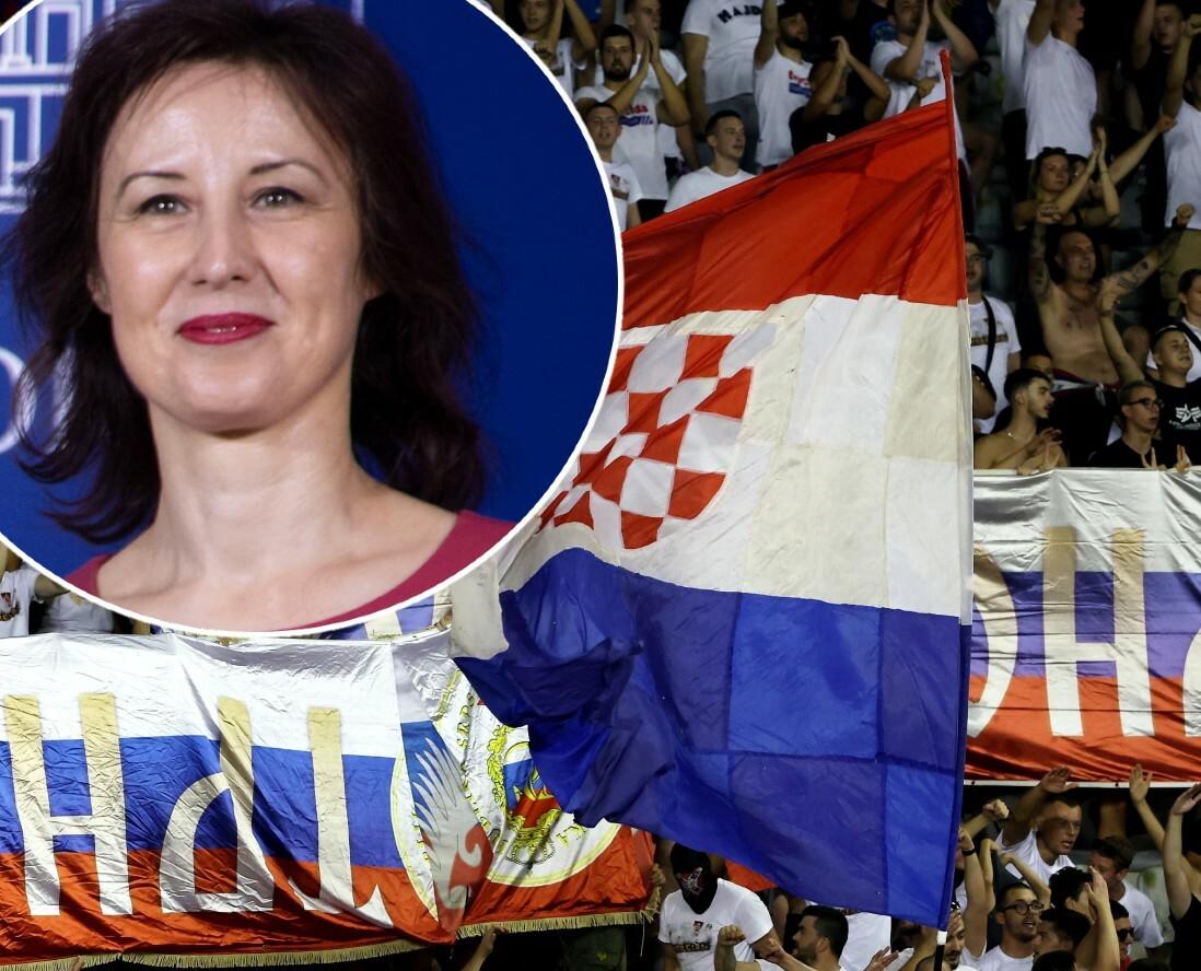 Torcidaši zapalili zastavu sa srpskim obilježjima i vikali ZDS, Orešković poručila: ‘Ovo je proizvod vlasti‘