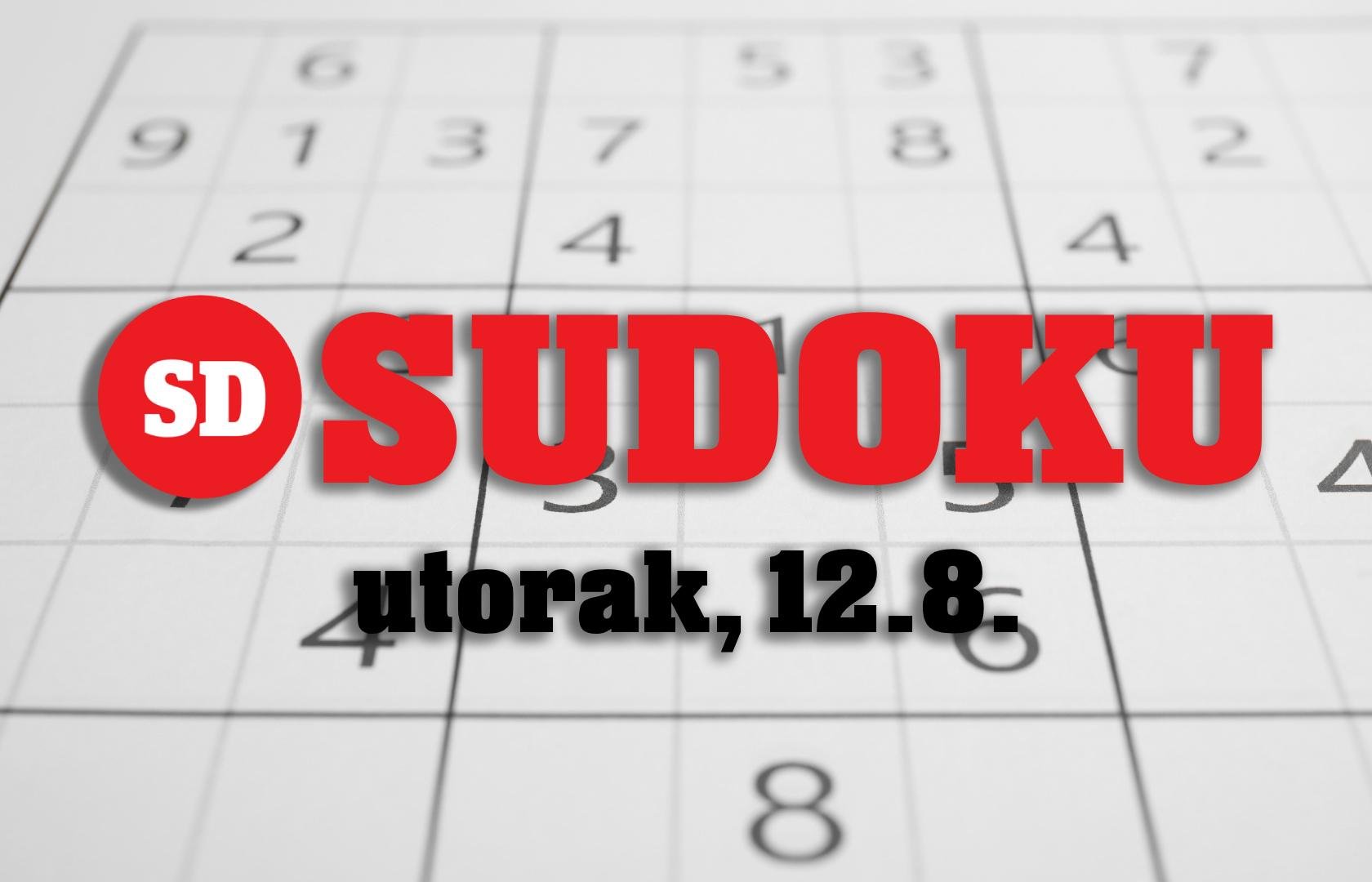 SUDOKU Razvijajte svoje moždane vijuge i zabavite se!