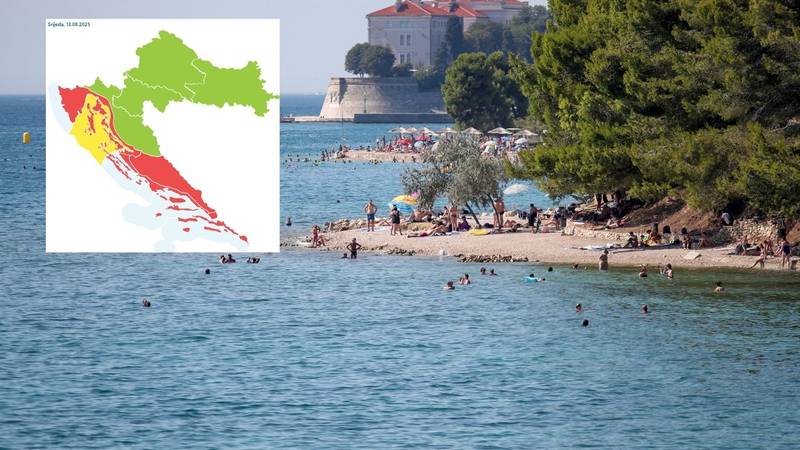 Paklene vrućine zahvatile Hrvatsku: Temperature idu do 39°C, čuvajte se na suncu!