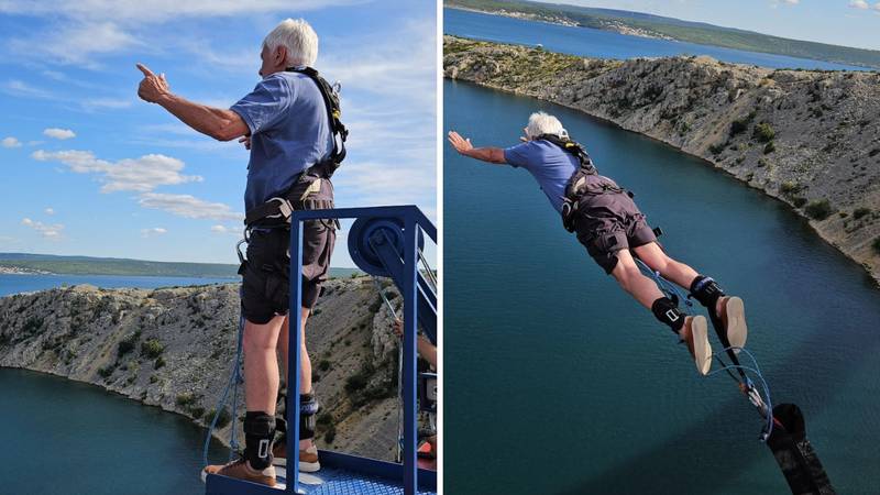 Leteći djedica: Amerikanac (82) skočio s Masleničkog mosta i oborio rekord! ‘Prava legenda’