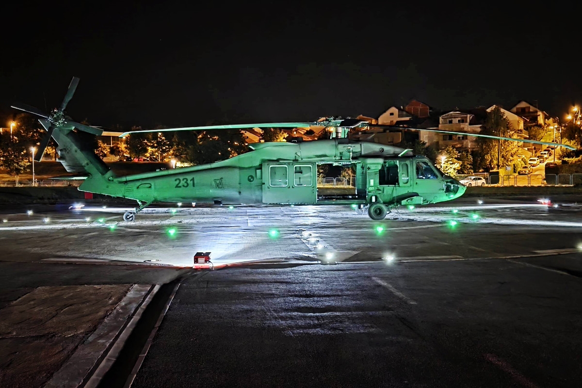 FOTO Vojska helikopterom prevezla ozlijeđenu Turkinju iz Dubrovnika u Zagreb