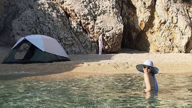 Danijela Martinović provela je noć u ‘hotelu’ s tisuću zvjezdica