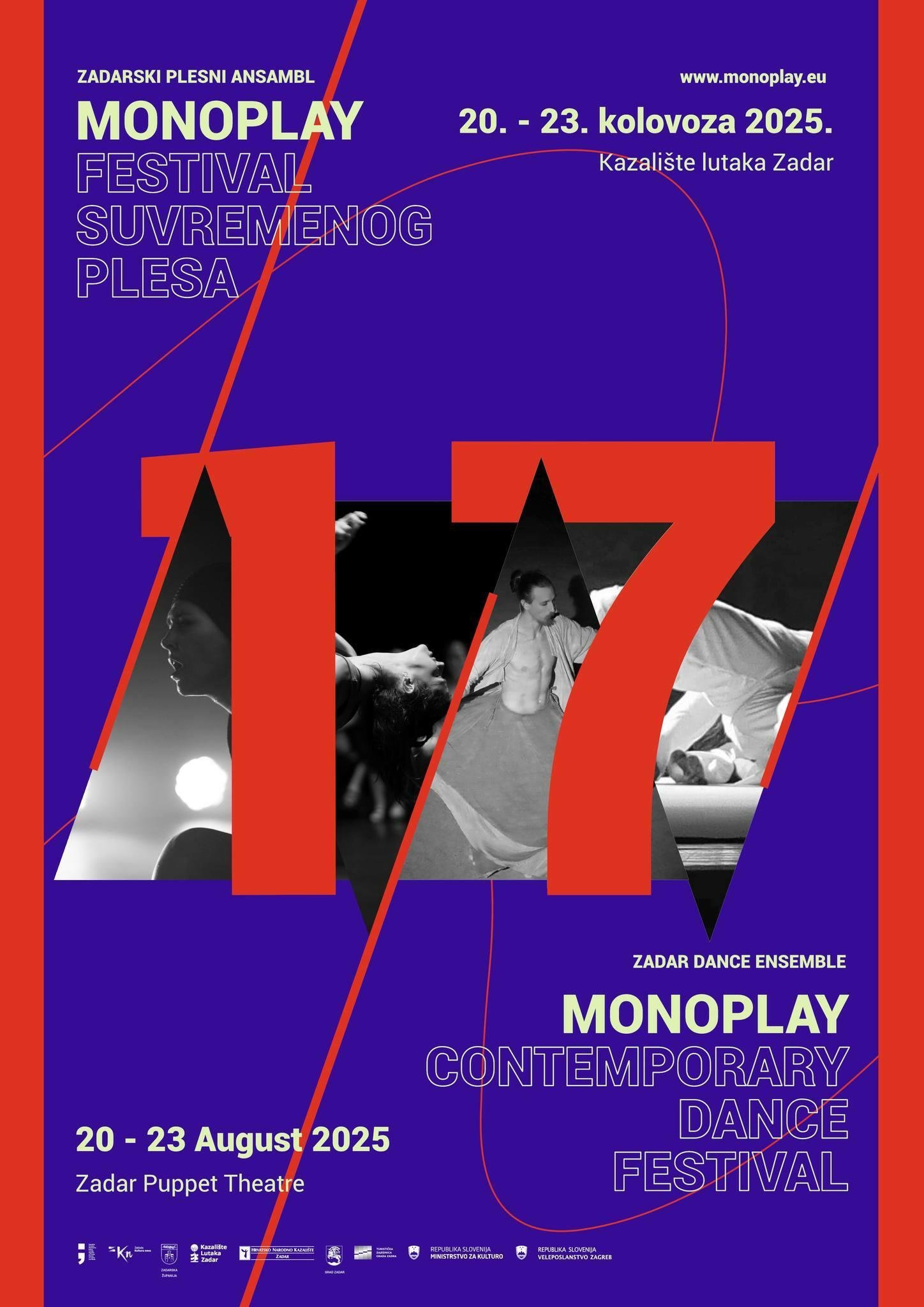 Počinje festival Monoplay – Zadar od 20. do 23. kolovoza postaje međunarodna prijestolnica solo plesa