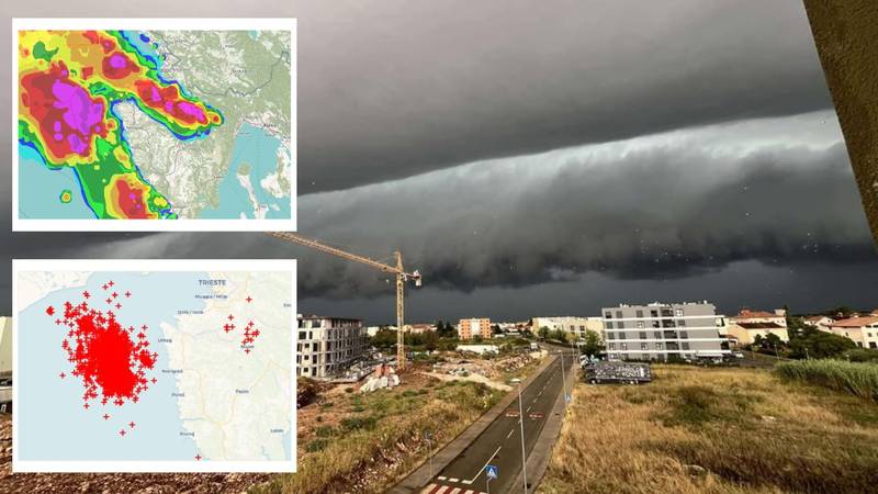 FOTO Stiže nam ‘grmljavinska bomba’: Zabilježili udare 5000 munja, očekuje se obilna kiša