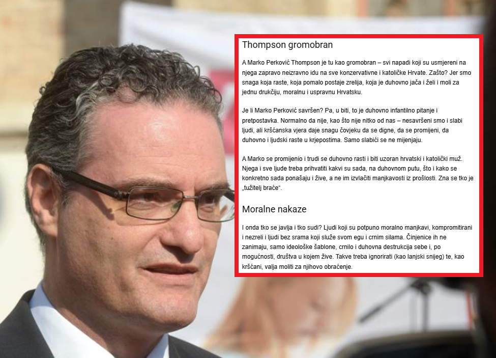Batarelo o Thompsonu: ‘Uzoran muž, iza 5.7. ništa nije isto‘; A žena mu onda oslobodi tipa koji viče ZDS prije koncerta
