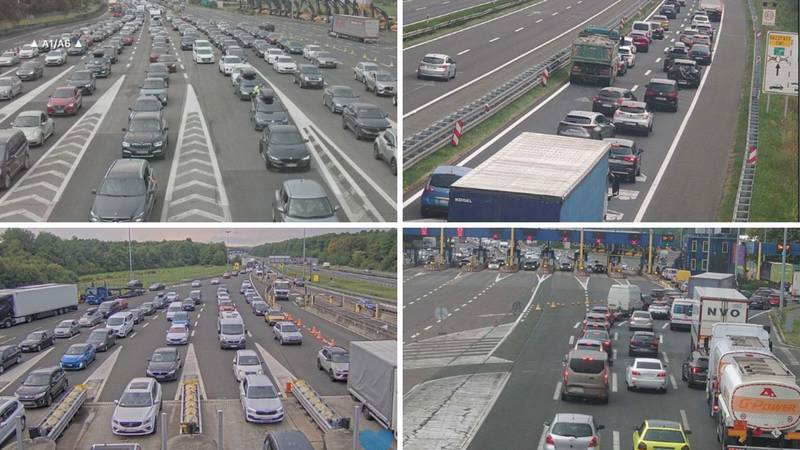 FOTO Pogledajte kaos nakon strašne nesreće na A3 i sudara! Kolone su preko 9 kilometara