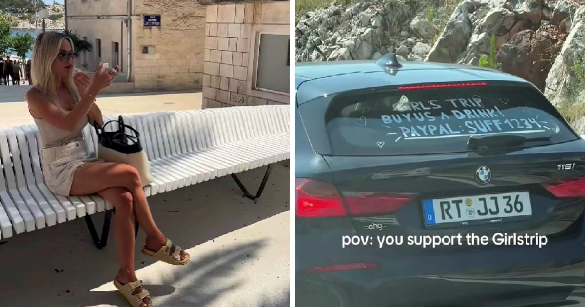 Otkriveno tko je djevojka koja je nasmijala Hrvatsku porukom na autu