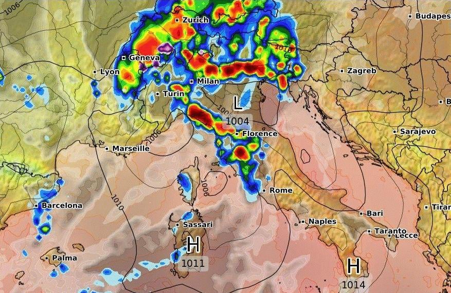 Pogledajte što nam stiže sa zapada, ovo treba shvatiti ozbiljno: upaljen meteoalarm, čeka nas grmljavinsko nevrijeme