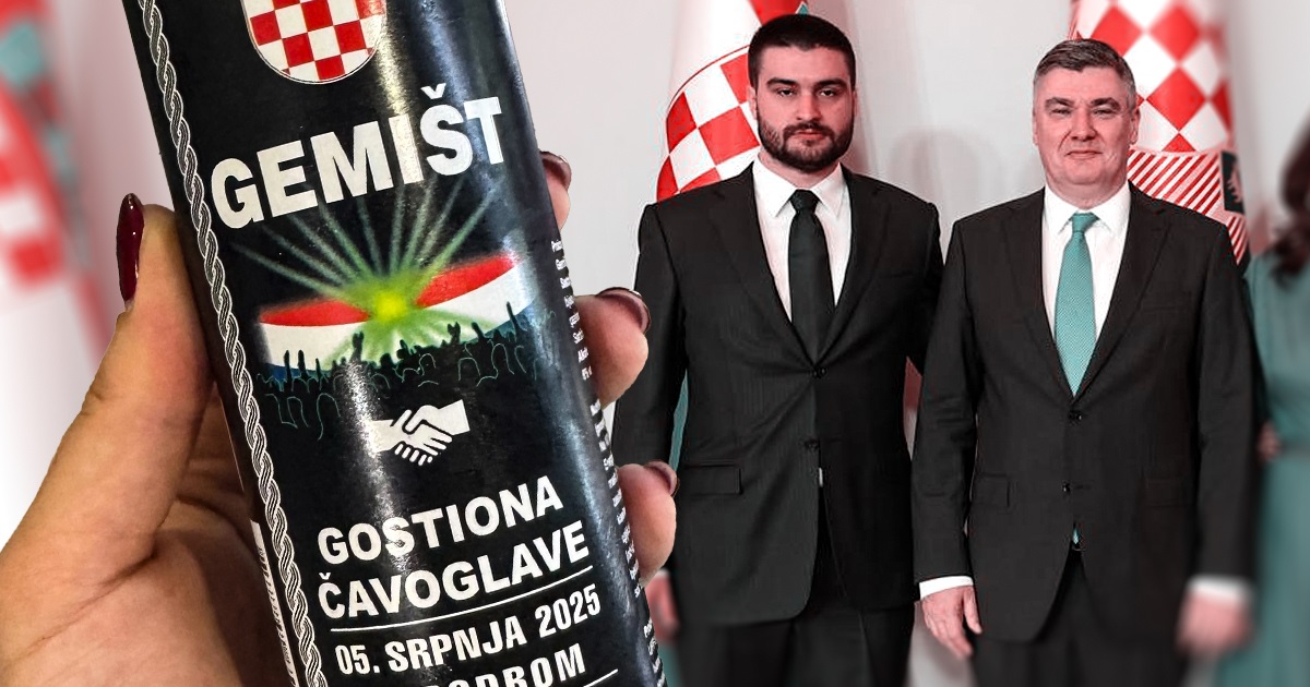 Gemišt s Thompsona prodaje se u dućanima. Rade ga uzurpator Vruje i Milanovićev sin