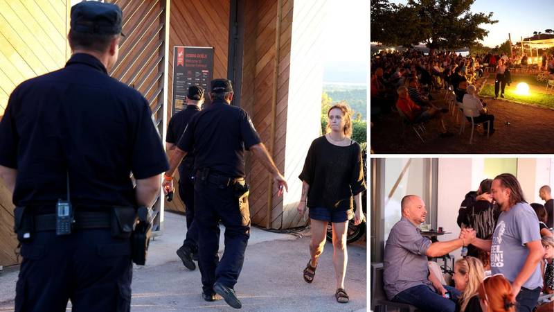 FOTO Pod brojnim policijskim osiguranjem otvoren festival Fališ! u Šibeniku, odaziv je velik