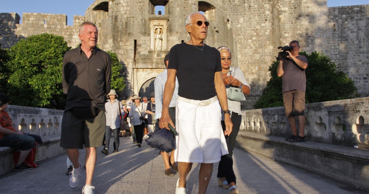 Giorgio Armani obožavao je Hrvatsku: Posjetio Dubrovnik, Hvar, Korčulu, Trogir…