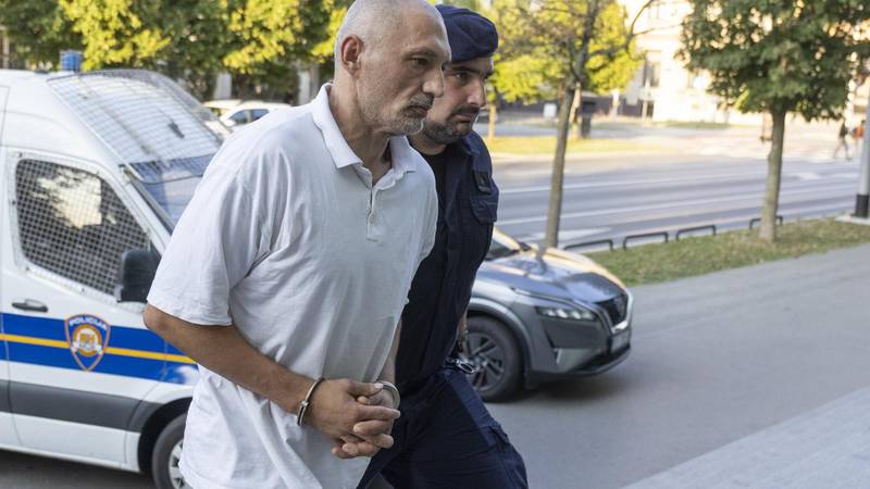 FOTO Osumnjičenik za teško ubojstvo supruge stigao na sud u Osijek: Tijelo našli u septičkoj